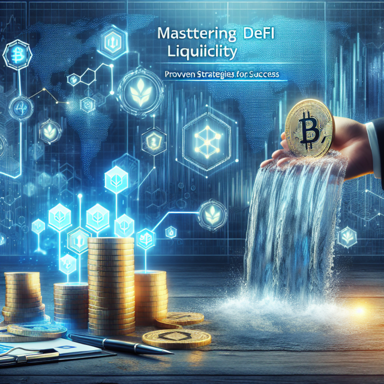 DeFi liquidity strategies